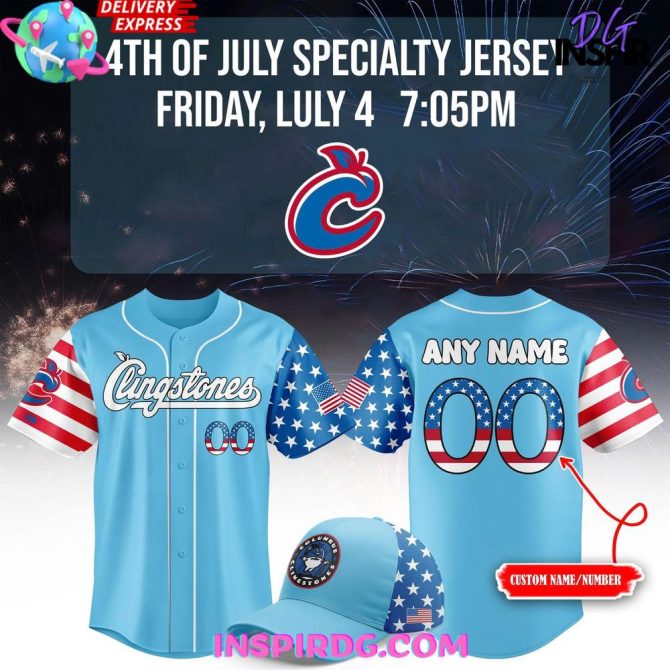 Columbia Fireflies Taco And Margarita Festival Special Baseball Jersey