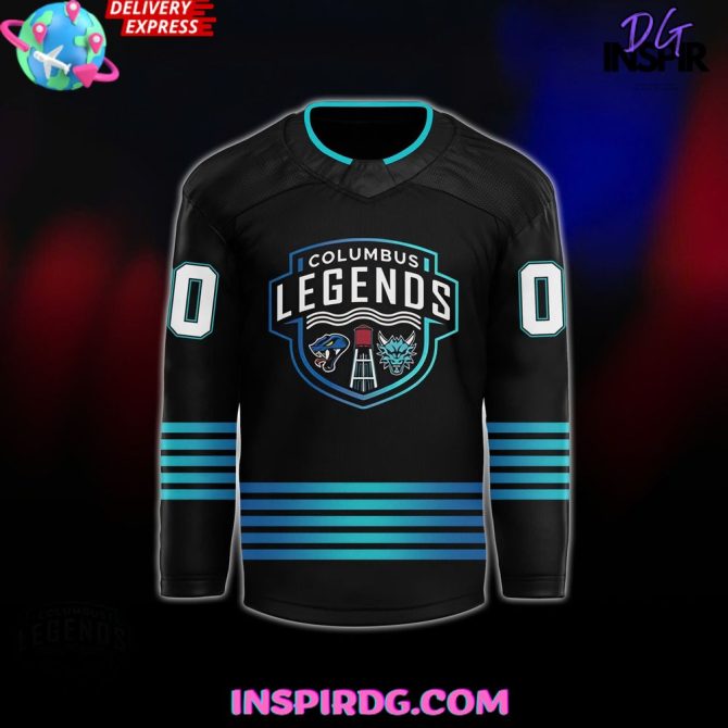 Columbus River Dragons Legends Night 2025 Hockey Jersey - Image 2