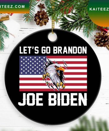 Community Lgbfjb Lets Go Brandon Funny Biden Christmas Ornament