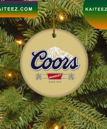 Coors Banquet Since 1873 Christmas Circle Ornament