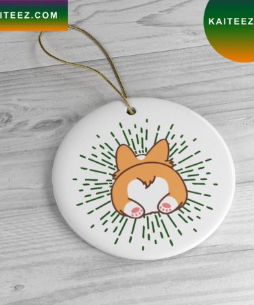 Corgi Christmas Butt Welsh Gift Lover Dog Christmas Ornament