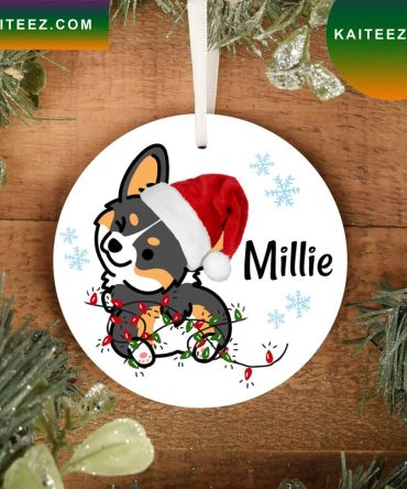Corgi Christmas Dogs Decorations  Decor Tree Christmas Ornament
