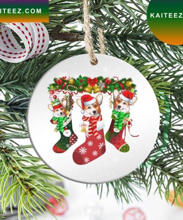 Corgi Christmas Socks Pet Gifts Christmas Ornament