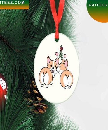 Corgi Christmas Tree Pet Lover Gift Christmas Ornament
