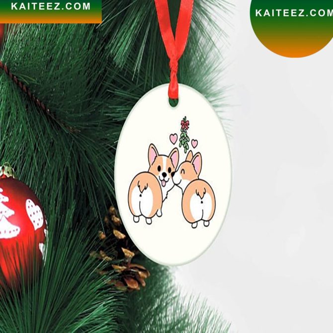 Corgi Christmas Tree Pet Lover Gift Christmas Ornament