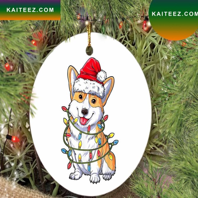 Corgi Santa Christmas Tree Decorations Christmas Ornament