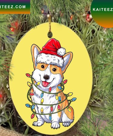 Corgi Santa Tree Ornament Christmas  Christmas Ornament