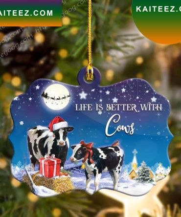 Cow Christmas Shape Ornament