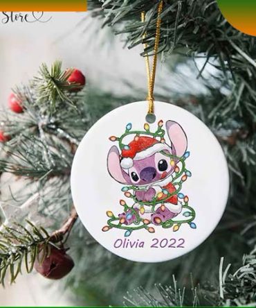 Custom Angel Disney Christmas Ornament