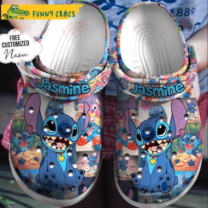 Custom Baby Stitch Crocs Clog Shoes - Discover Comfort And Style Clog Shoes For Family