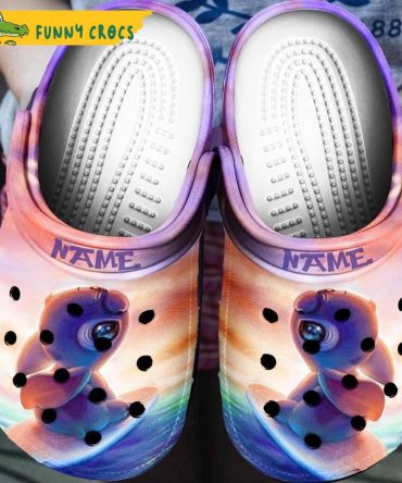 Custom Colorful Stitch Crocs Clog Shoes - Discover Comfort And Style Clog Shoes For Family