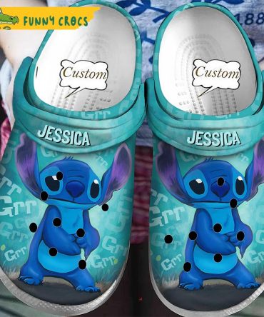 Custom Funny Stitch Disney Crocs - Discover Comfort And Style Clog Shoes For Family