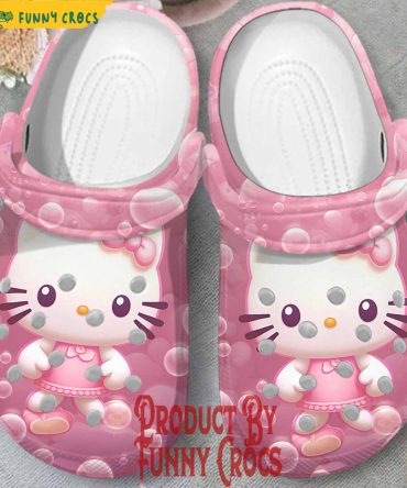 Custom Hello Kitty Pink Crocs Style - Discover Comfort And Style Clog Shoes Unisex Clogs Garden Shoes