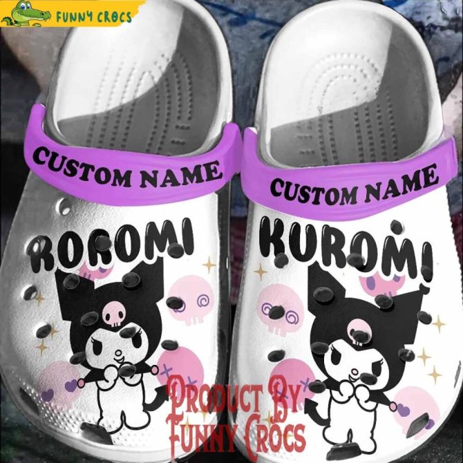 Custom Kuromi Hello Kitty Crocs Style - Discover Comfort And Style Clog Shoes Unisex Clogs Garden Shoes