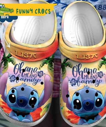 Custom Ohana Mlean Family Stitch Crocs - Discover Comfort And Style Clog Shoes For Family