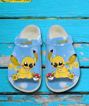 Custom Pokemon Stitch Crocs Clog Shoes - Discover Comfort And Style Clog Shoes For Family