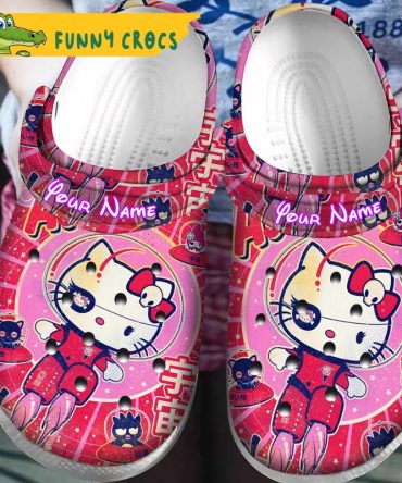 Customized Astronaut Hello Kitty Crocs Slippers - Discover Comfort And Style Clog Shoes Unisex Clogs Garden Shoes