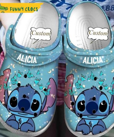 Customized Butterfly Stitch Crocs - Discover Comfort And Style Clog Shoes For Family