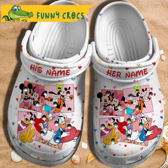 Customized Characters Walt Disney Crocs - Discover Comfort And Style Clog Shoes Unisex Clogs Garden Shoes