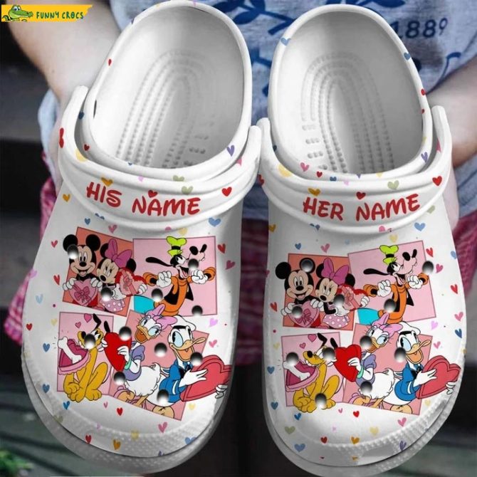 Customized Characters Walt Disney Crocs - Discover Comfort And Style Clog Shoes Unisex Clogs Garden Shoes - Image 2