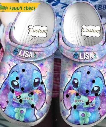 Customized Disney Cute Stitch Crocs - Discover Comfort And Style Clog Shoes For Family