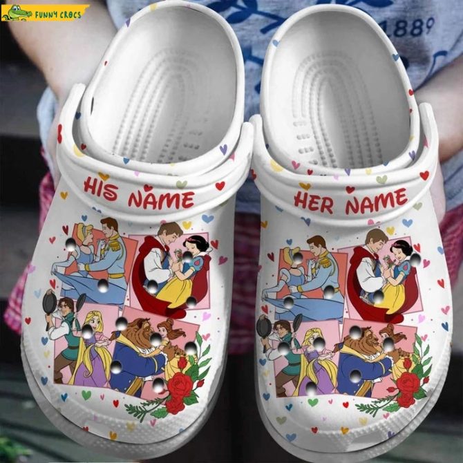 Customized Duke And Prince Disney Crocs - Discover Comfort And Style Clog Shoes Unisex Clogs Garden Shoes