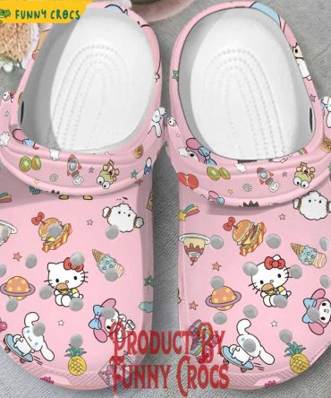 Customized Hello Kitty And Kuromi Pattern Crocs Shoes - Discover Comfort And Style Clog Shoes Unisex Clogs Garden Shoes
