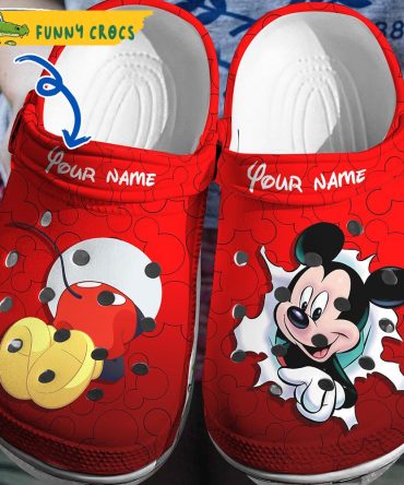 Customized Mickey Mouse Disney Crocs Slippers - Discover Comfort And Style Clog Shoes Unisex Clogs Garden Shoes