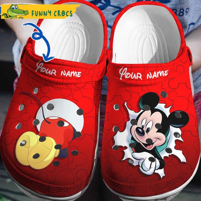 Customized Mickey Mouse Disney Crocs Slippers - Discover Comfort And Style Clog Shoes Unisex Clogs Garden Shoes