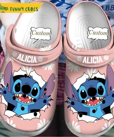 Customized Flower Stitch Crocs - Discover Comfort And Style Clog Shoes For Family