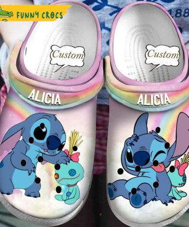 Customized Straw Doll Stitch Crocs - Discover Comfort And Style Clog Shoes For Family
