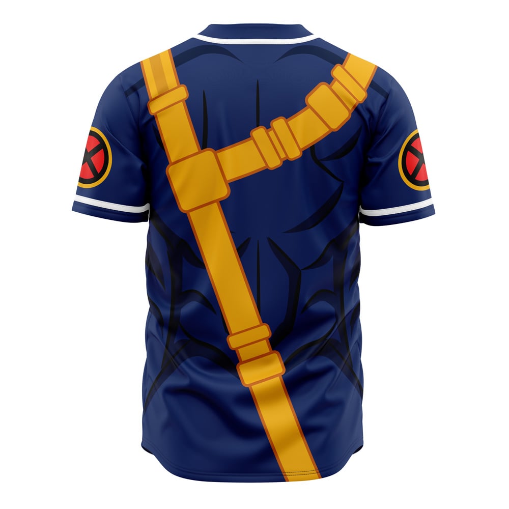 Cyclops X-Men Marvel Baseball Jersey - Image 3