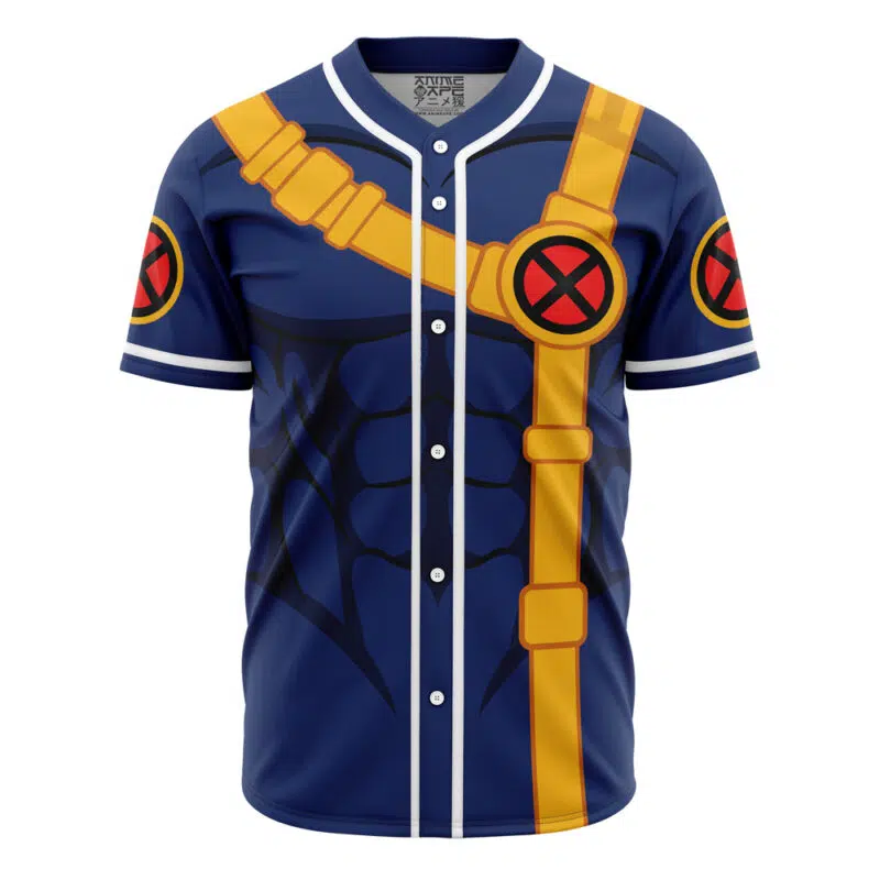 Cyclops X-Men Marvel Baseball Jersey - Image 4