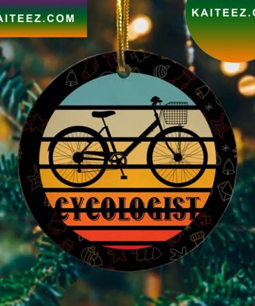 Cycologist Funny Biking Cyclist Meme Christmas  Ornament