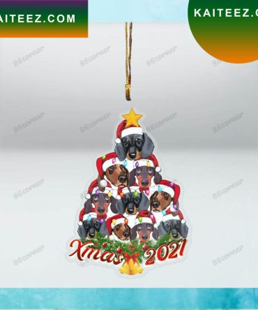 Dachshund Christmas Ornament