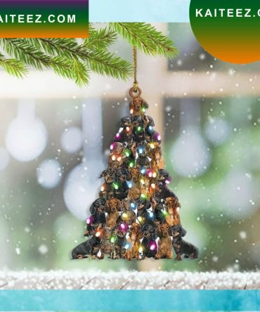 Dachshund Cute Dog Christmas Tree Decoration Christmas Ornament