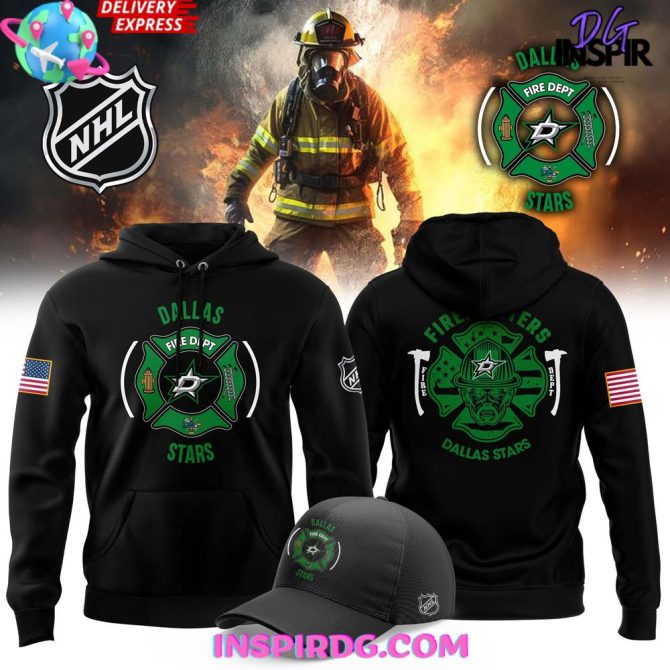 Dallas Stars X Firefighter Appreciation Night Edition All Over Print Hoodie
