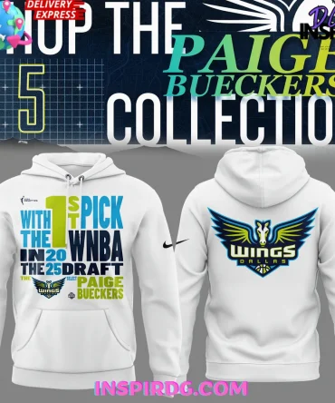 Dallas Wings X Paige Bueckers Limited Edition All Over Print Hoodie