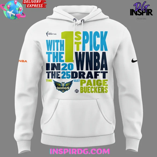 Dallas Wings X Paige Bueckers Limited Edition All Over Print Hoodie - Image 2
