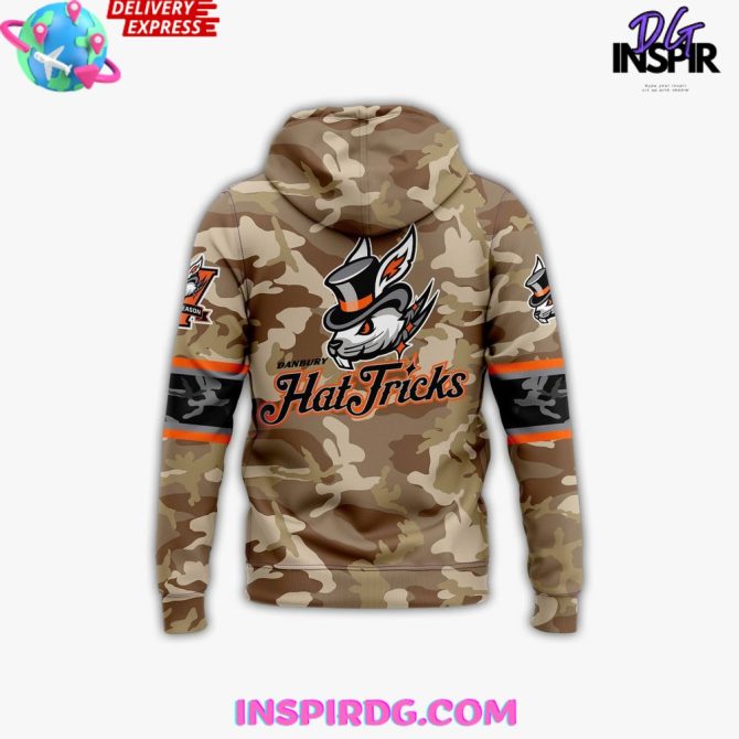 Danbury Hat Tricks Military 2025 All Over Print Hoodie - Image 3