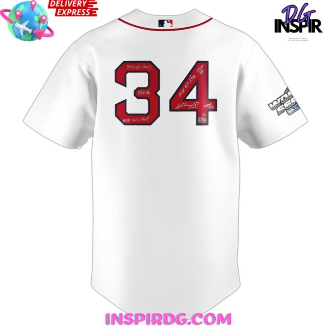 David Ortiz Boston Red Sox Mitchell And Ness 2004 Baseball Jersey - Image 3