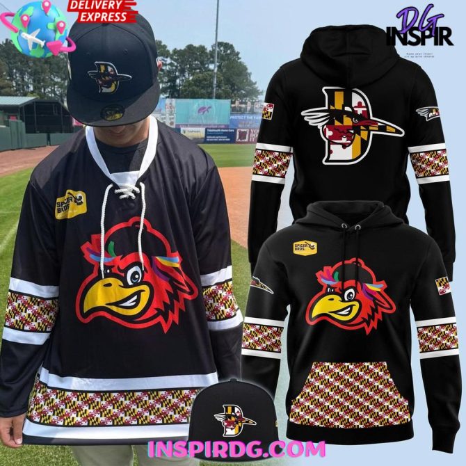 Delmarva Shorebirds X Spicer Bros 2025 Limited All Over Print Hoodie
