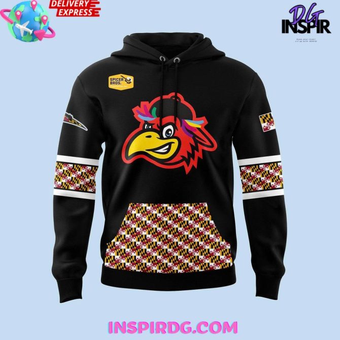 Delmarva Shorebirds X Spicer Bros 2025 Limited All Over Print Hoodie - Image 2