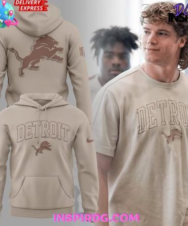 Stylish Detroit Lions Hoodie & Tee Set - Nfl Fan Apparel