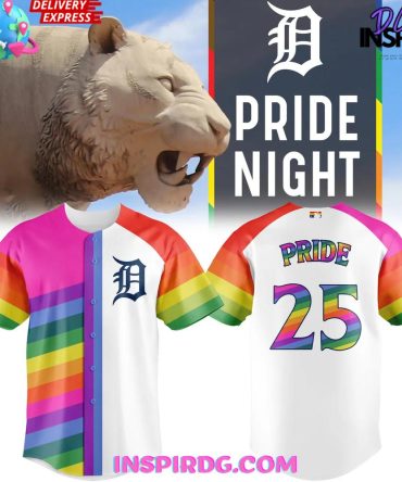 Detroit Tigers Pride Night 2025 Baseball Jersey