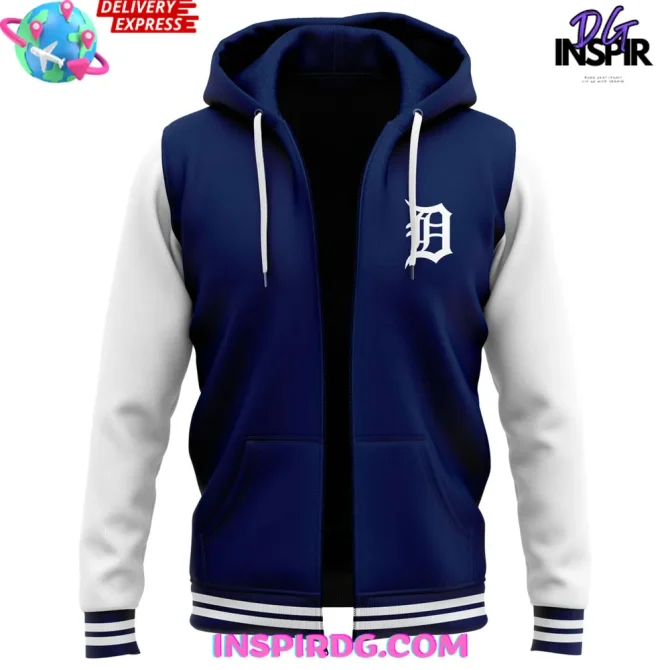 Detroit Tigers Built For Detroit Special All Over Print Hoodie - Image 5