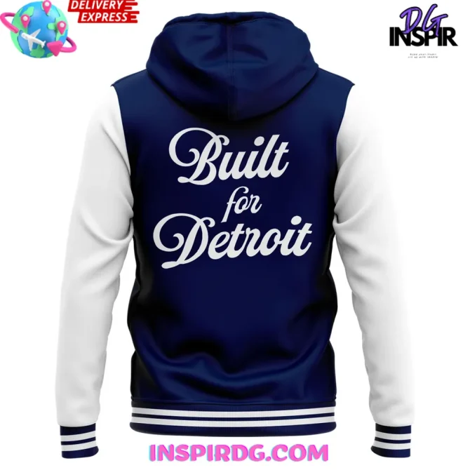 Detroit Tigers Built For Detroit Special All Over Print Hoodie - Image 6