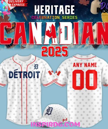 Detroit Tigers Canadian Heritage Night 2025 Baseball Jersey