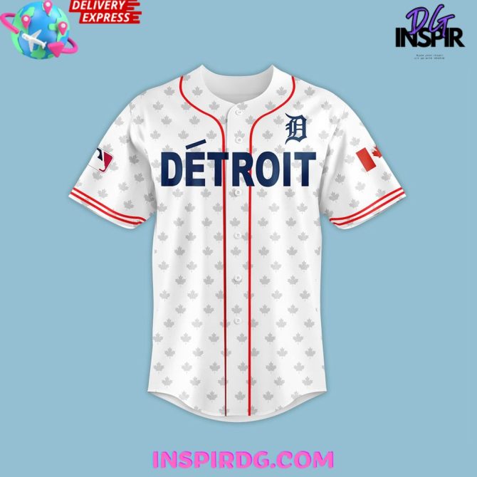 Detroit Tigers Canadian Heritage Night 2025 Baseball Jersey - Image 2