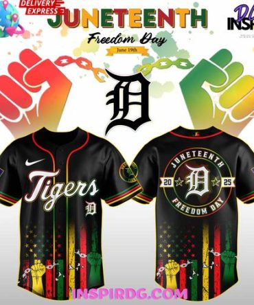 Detroit Tigers Juneteenth Day 2025 Special Jersey